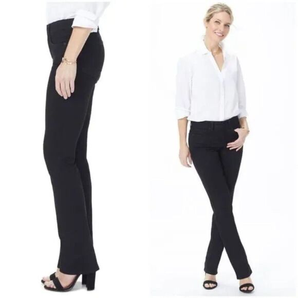 ✨ NYDJ ✨ Marilyn Lift-Tuck Short Straight Jeans - [Size 10=32×30, Black] - Picture 2 of 12
